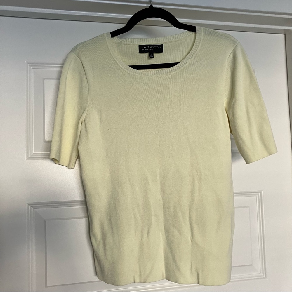 Jones New York Short Sleeve Tee Womens Size Medium 2026-2